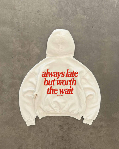 Oversized Hoodie Black - Always Late