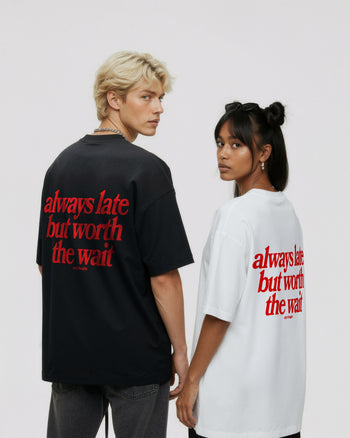 Heavy Oversized Tee - Always Late