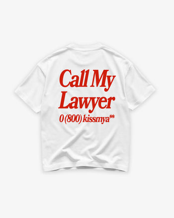 Heavy Oversized Tee - Call My Lawyer