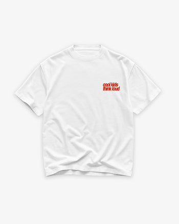 Heavy Oversized Tee - Cool Kids Think Loud