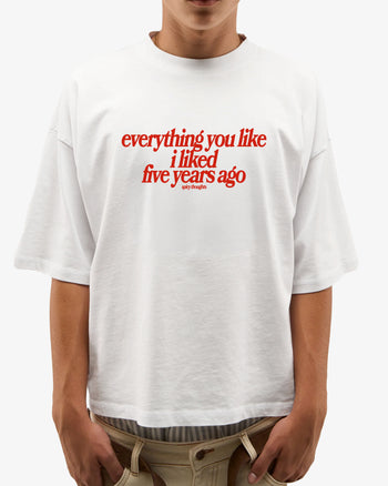 Heavy Oversized Tee - Everything You Like