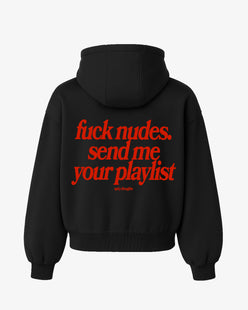 Oversized Hoodie - Send Me Your Playlist