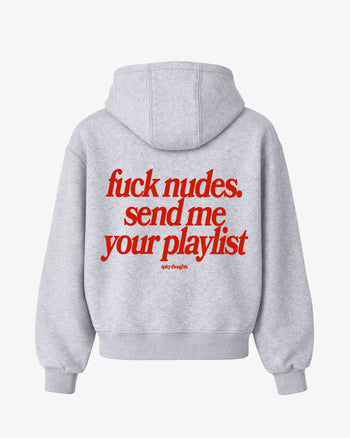 Oversized Hoodie - Send Me Your Playlist