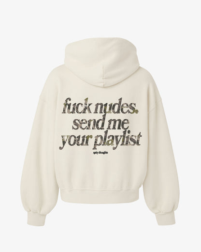 Oversized Hoodie Black - Send Me Your Playlist