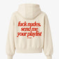 Oversized Hoodie - Send Me Your Playlist