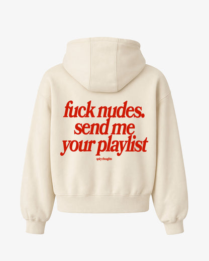 Oversized Hoodie - Send Me Your Playlist