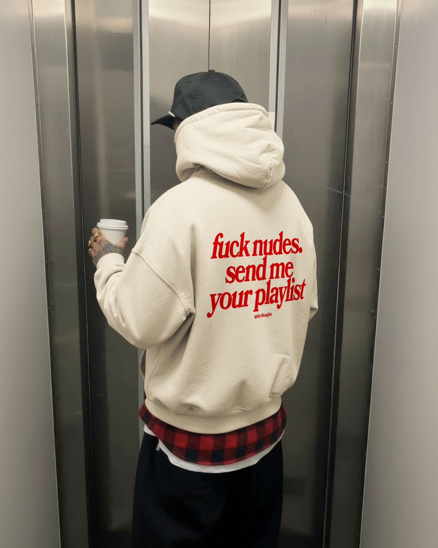 Oversized Hoodie - Send Me Your Playlist