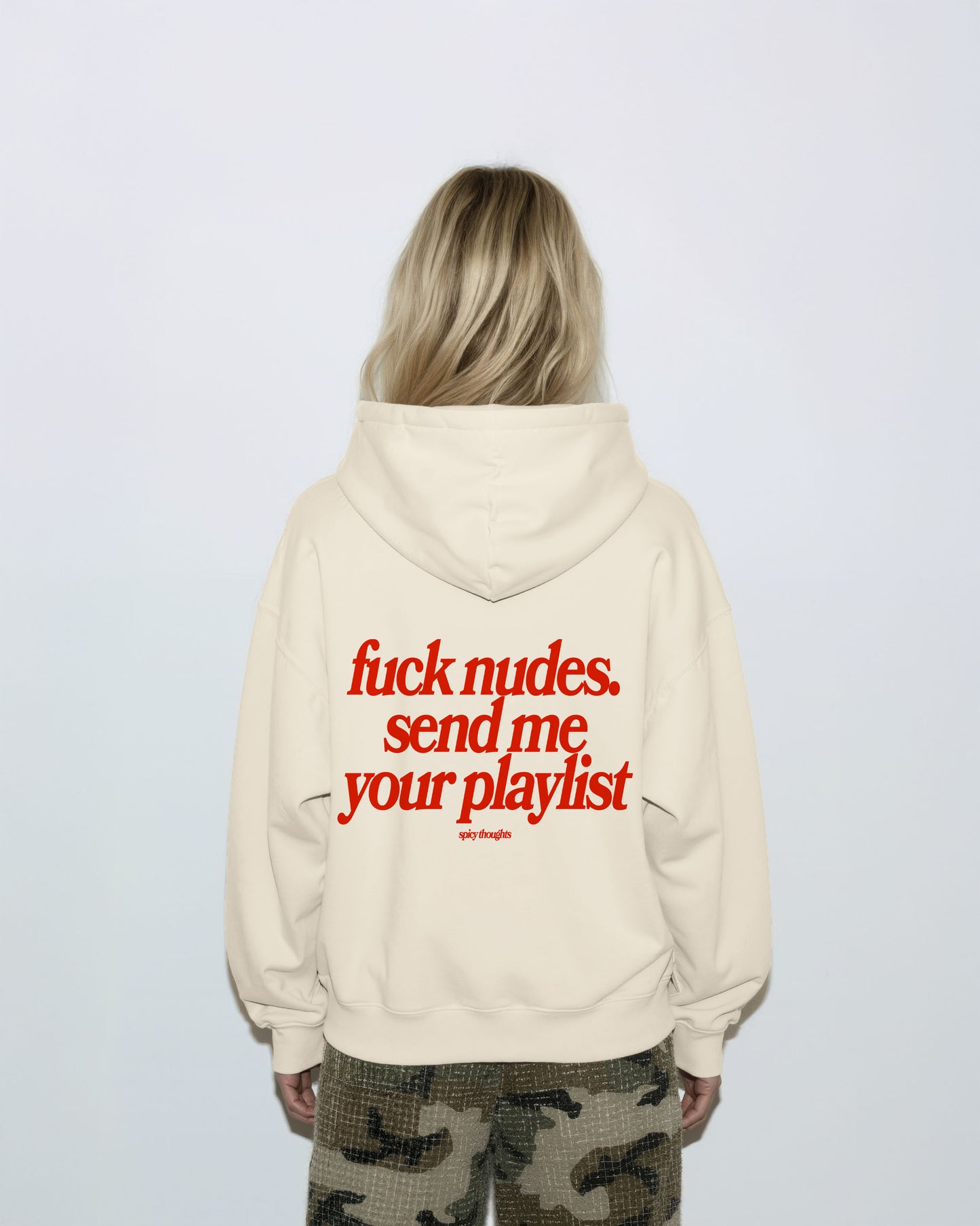 Oversized Hoodie - Send Me Your Playlist