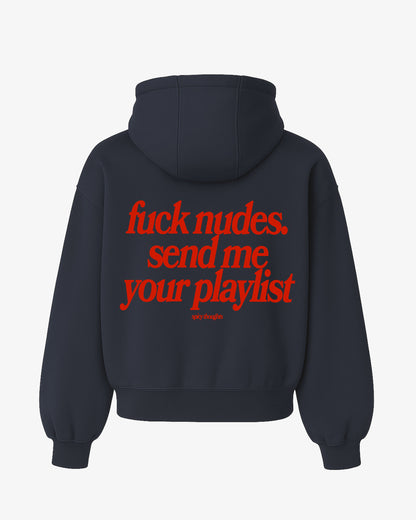 Oversized Hoodie - Send Me Your Playlist