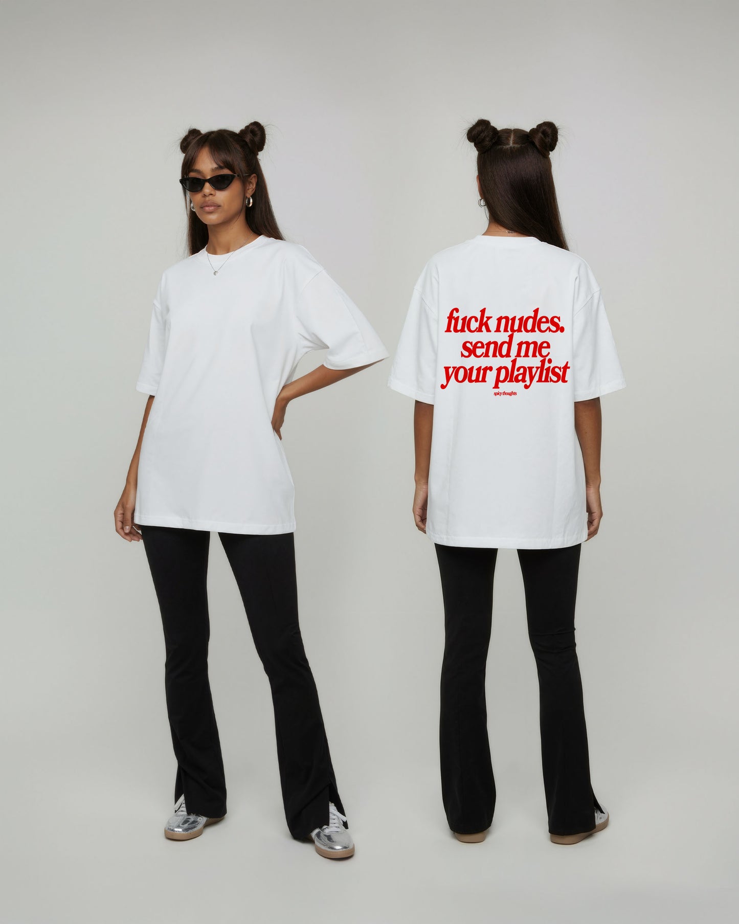 Heavy Oversized Tee - Send Me Your Playlist