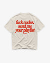 Heavy Oversized Tee - Send Me Your Playlist