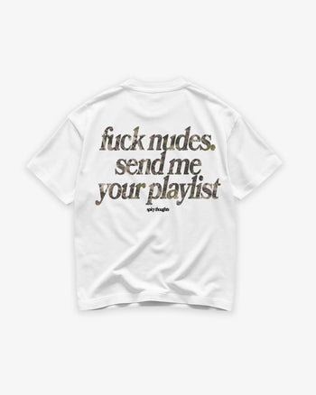 Heavy Oversized Tee - Send Me Your Playlist