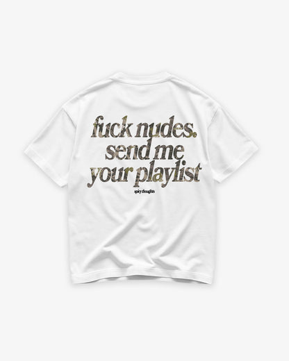 Heavy Oversized Tee - Send Me Your Playlist