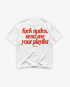 Heavy Oversized Tee - Send Me Your Playlist