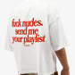 Heavy Oversized Tee - Send Me Your Playlist