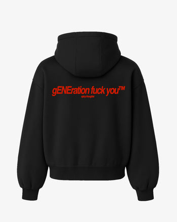 Oversized Hoodie - gENEration fuck you™