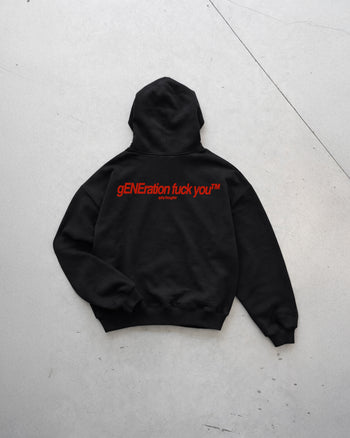 Oversized Hoodie - gENEration fuck you™