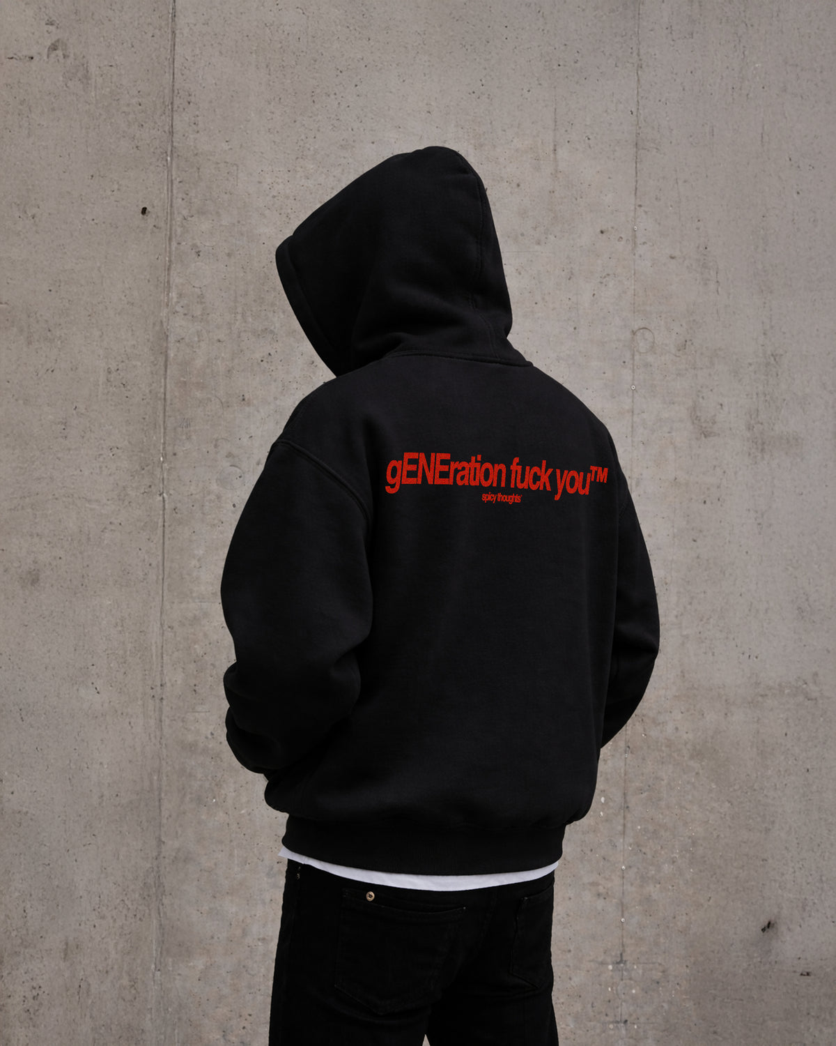 Oversized Hoodie - gENEration fuck you™
