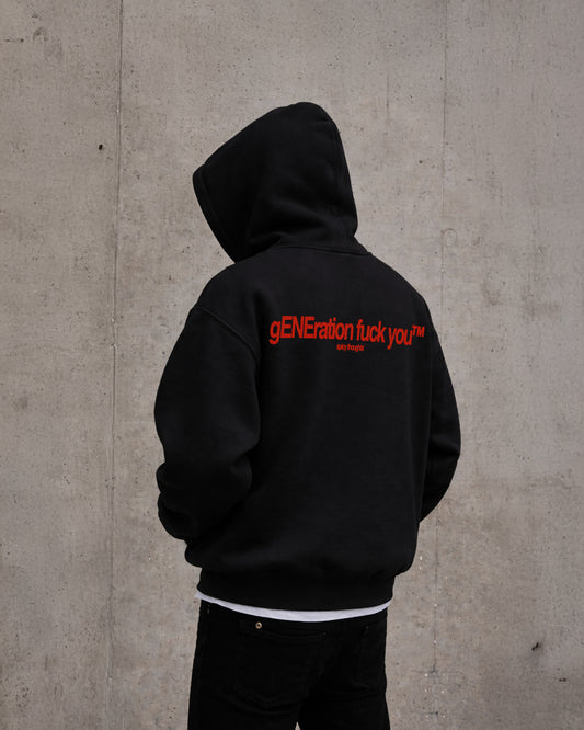 Oversized Hoodie - gENEration fuck you™