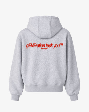 Oversized Hoodie - gENEration fuck you™