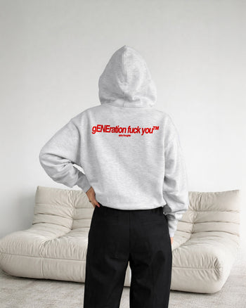 Oversized Hoodie - gENEration fuck you™