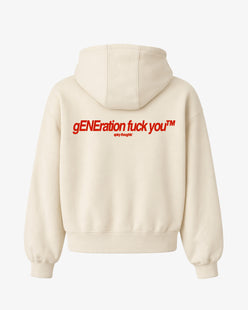 Oversized Hoodie - gENEration fuck you™