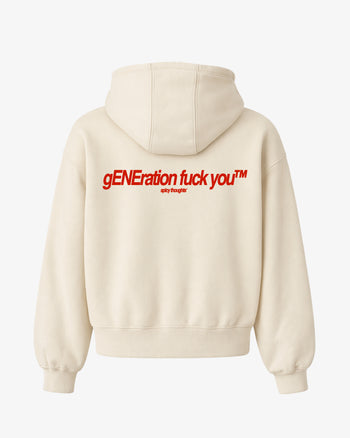 Oversized Hoodie - gENEration fuck you™