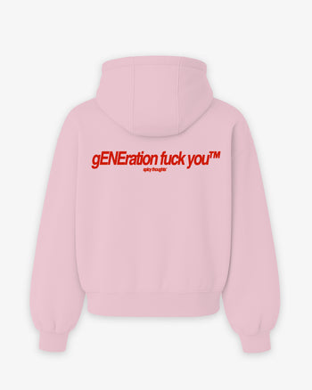 Oversized Hoodie - gENEration fuck you™