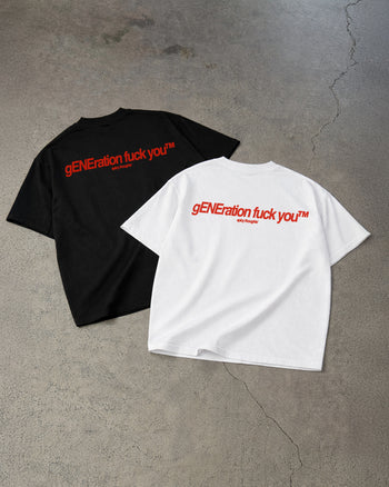 Heavy Oversized Tee - gENEration fuck you™