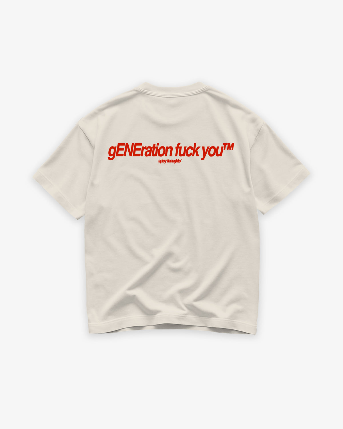 Heavy Oversized Tee - gENEration fuck you™