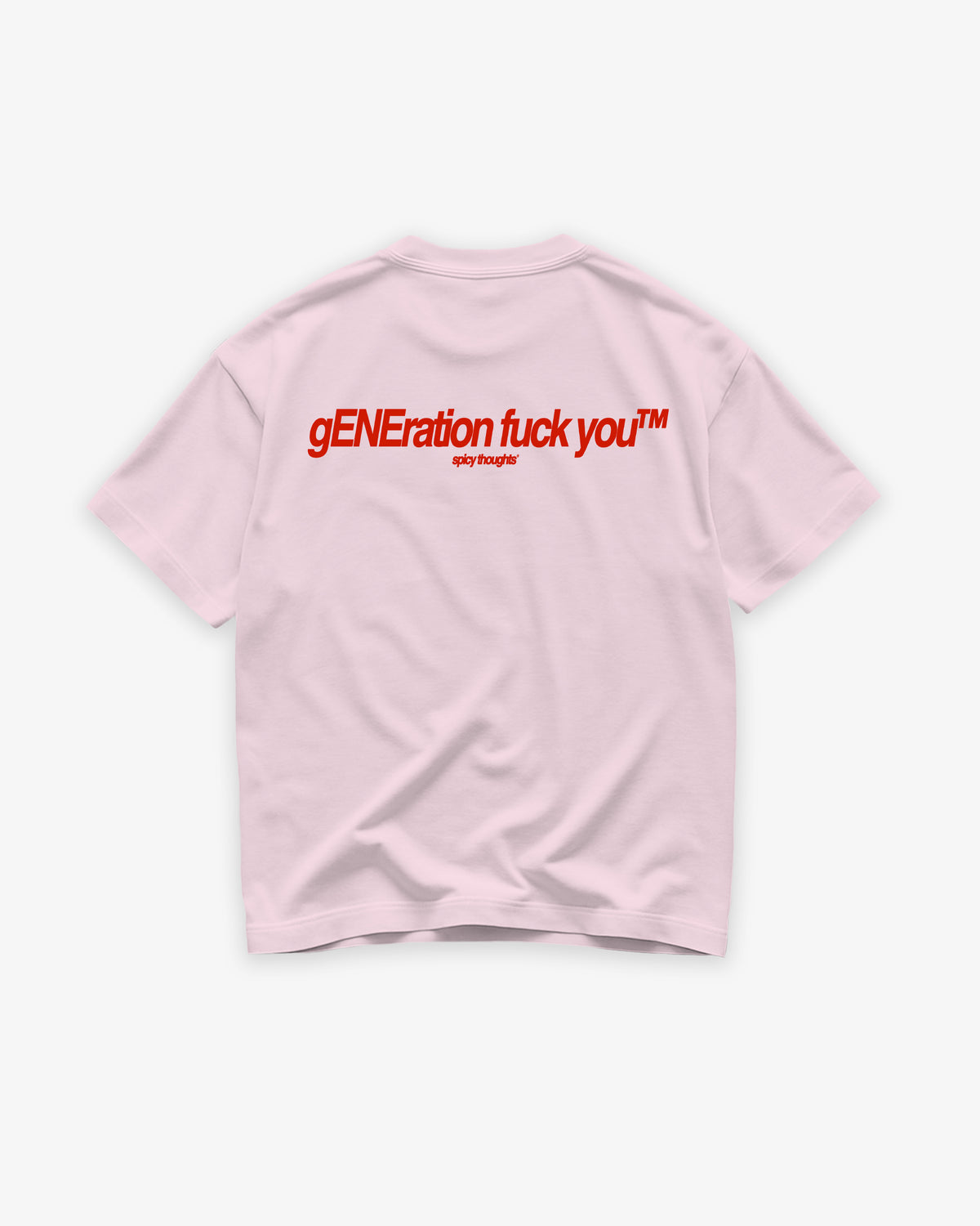 Heavy Oversized Tee - gENEration fuck you™