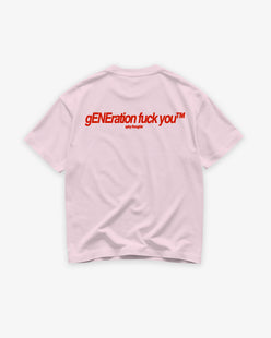 Heavy Oversized Tee - gENEration fuck you™