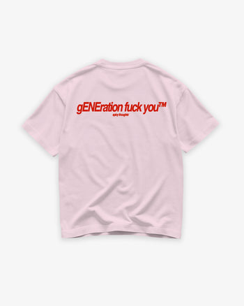 Heavy Oversized Tee - gENEration fuck you™