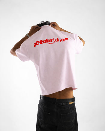Heavy Oversized Tee - gENEration fuck you™