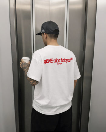 Heavy Oversized Tee - gENEration fuck you™