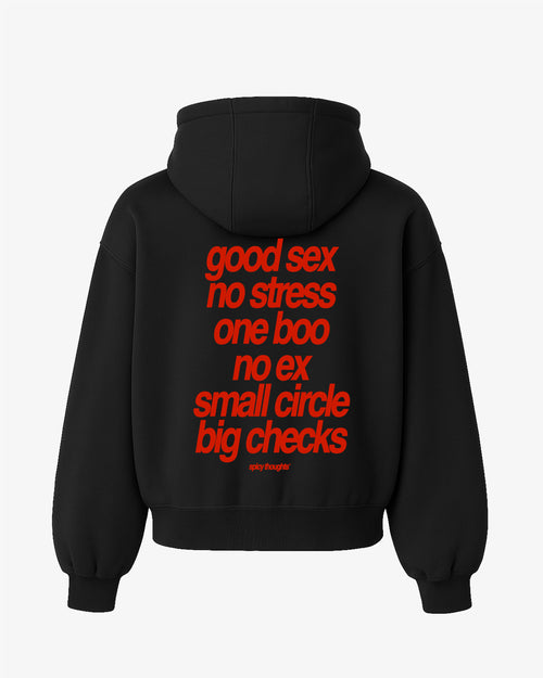 Oversized Hoodie - Small Circle Big Checks