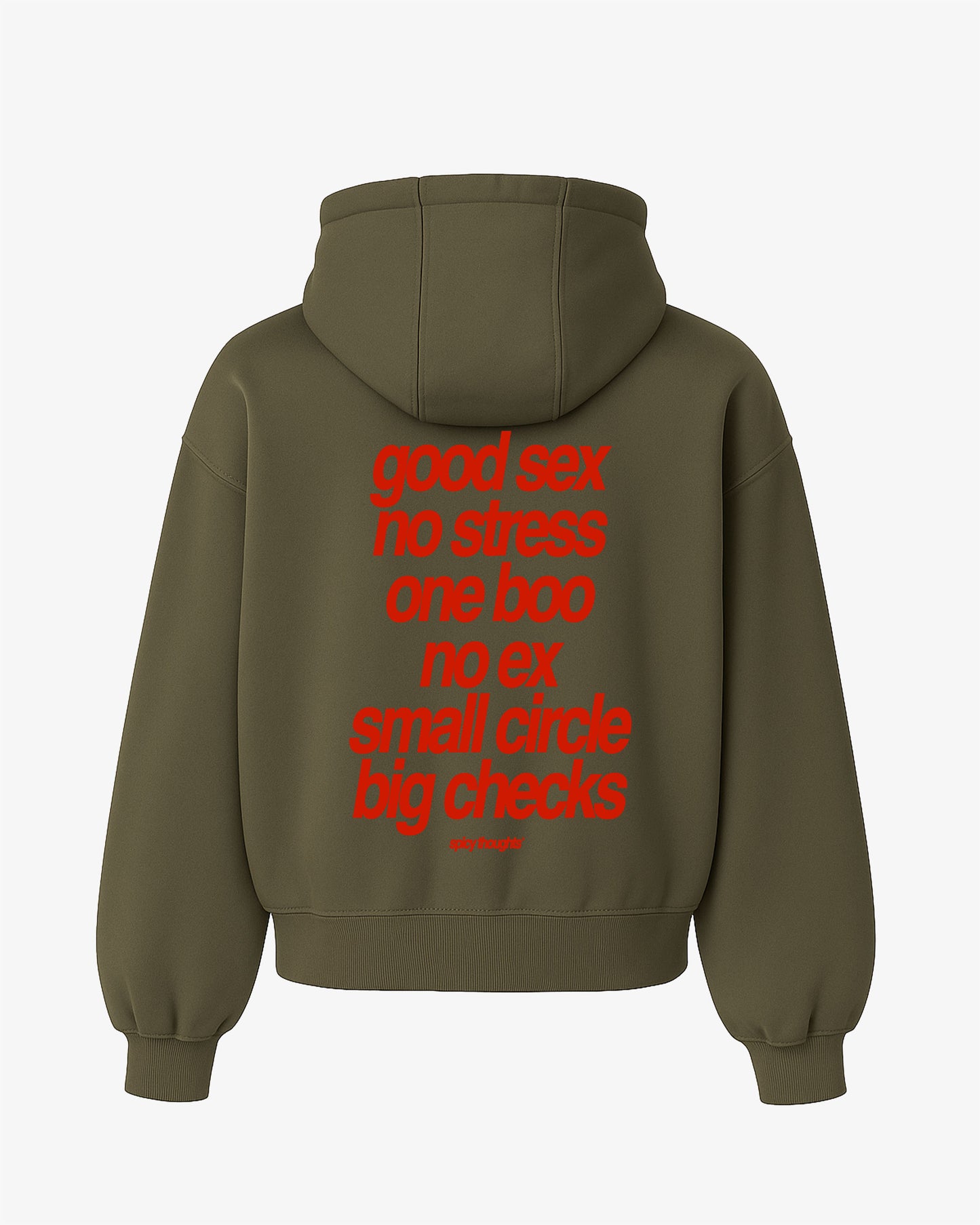 Oversized Hoodie - Small Circle Big Checks