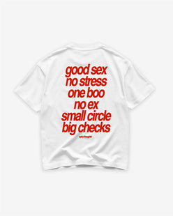 Heavy Oversized Tee - Small Circle Big Checks