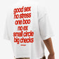 Heavy Oversized Tee - Small Circle Big Checks