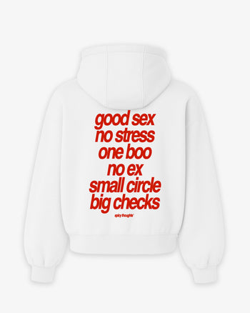 Oversized Hoodie - Small Circle Big Checks