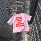 Heavy Oversized Tee - Small Circle Big Checks