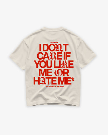 Heavy Oversized Tee - I Don’t Care