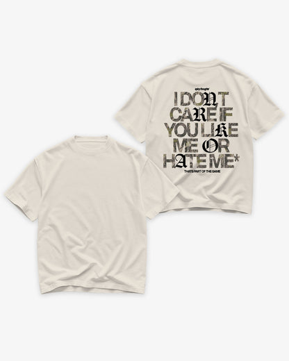 Heavy Oversized Tee - I Don’t Care
