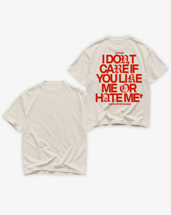 Heavy Oversized Tee - I Don’t Care