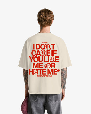 Heavy Oversized Tee - I Don’t Care