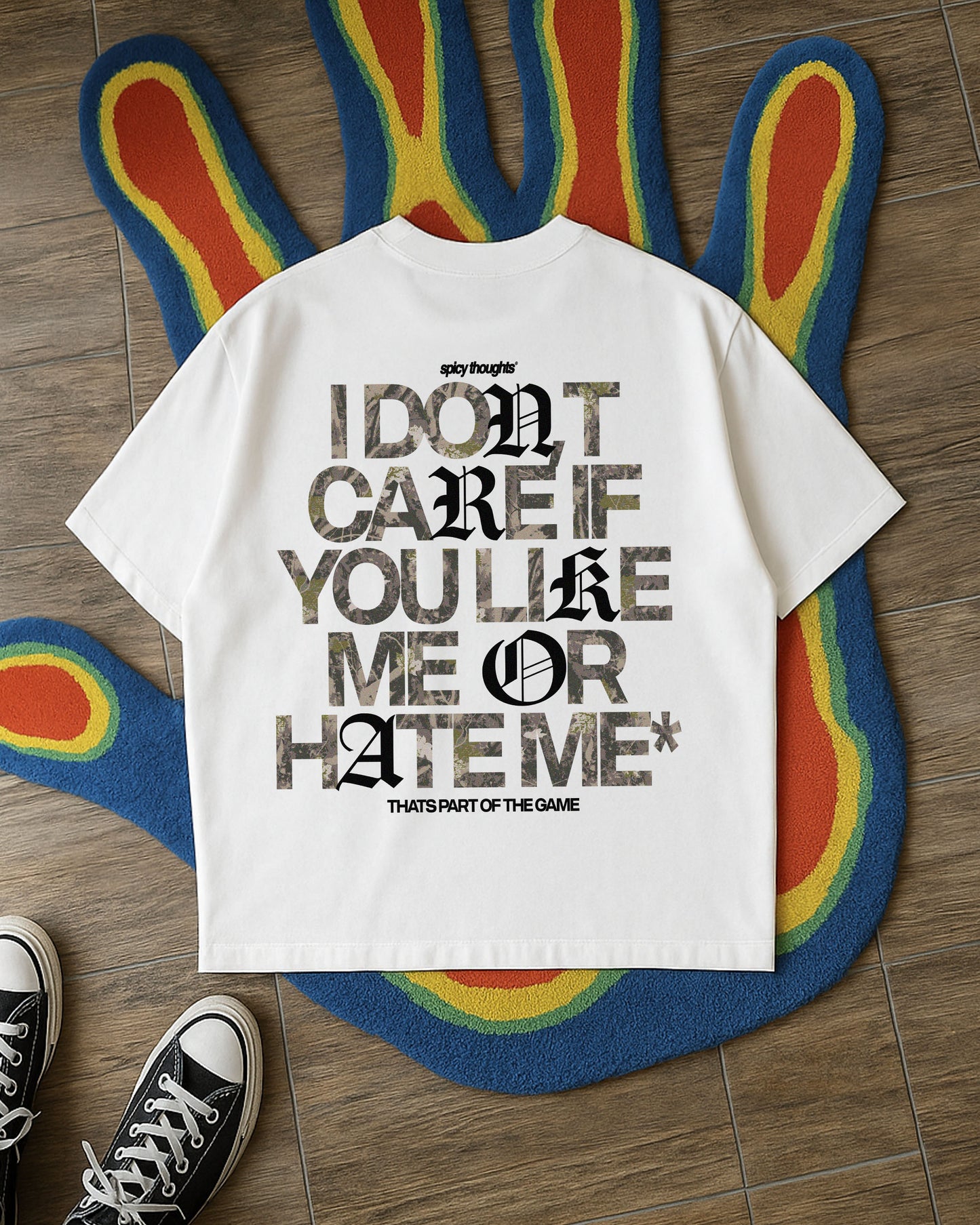 Heavy Oversized Tee - I Don’t Care