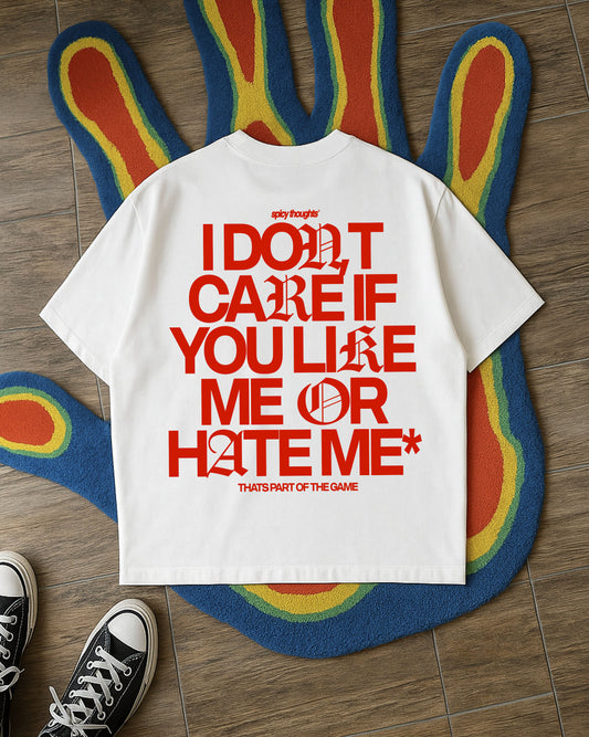 Heavy Oversized Tee - I Don’t Care