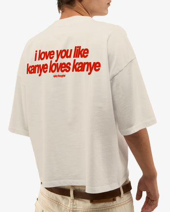 Heavy Oversized Tee - Kanye Loves Kanye