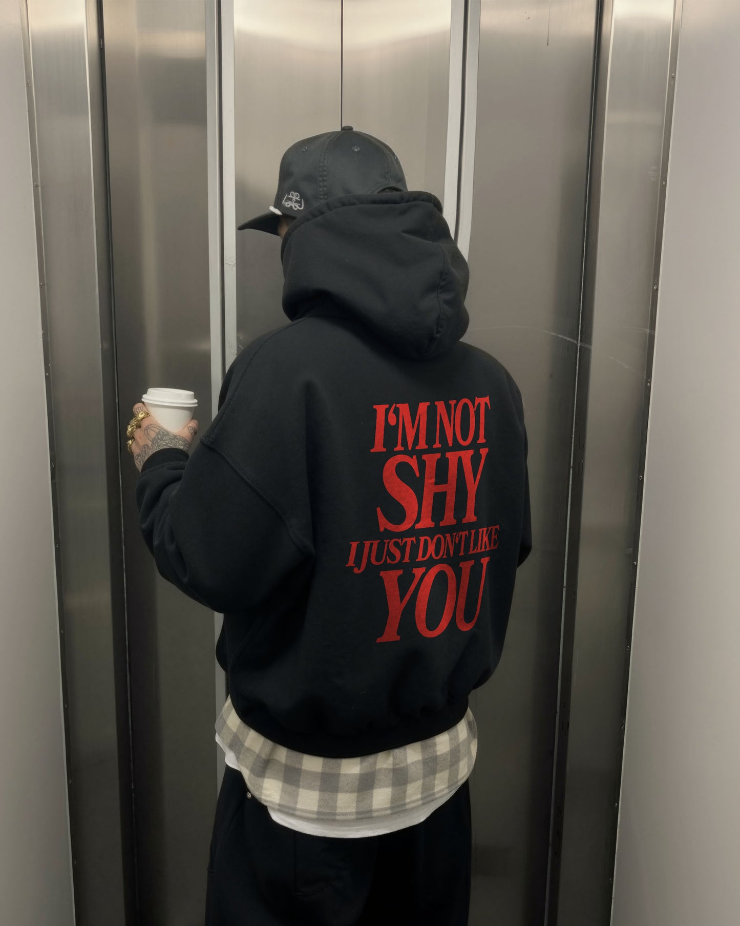 Oversized Hoodie - I'm Not Shy I Just Don't Like You
