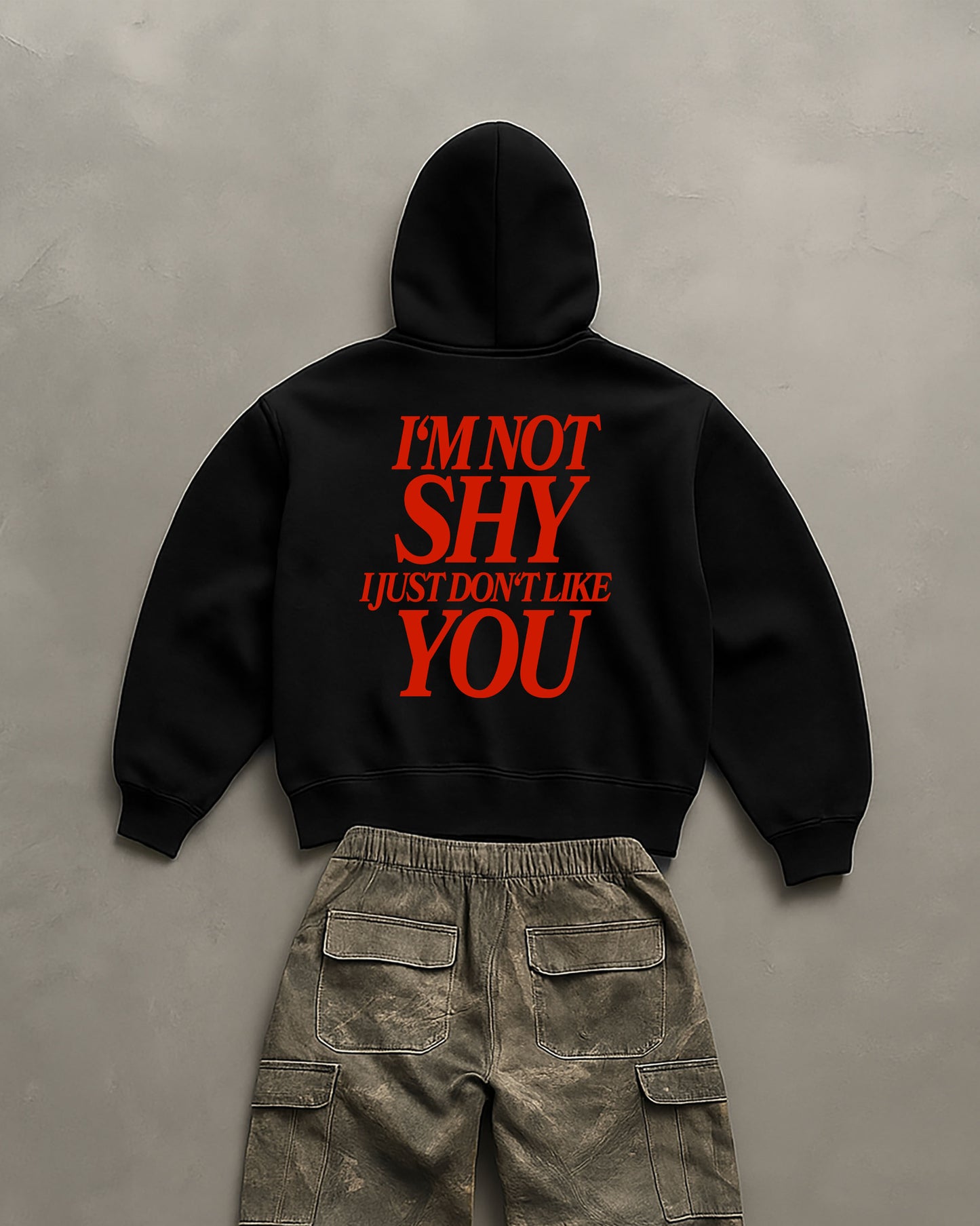 Oversized Hoodie - I'm Not Shy I Just Don't Like You